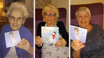 Glasgow care home send Christmas cards of Kindness to fellow Scottish Residents